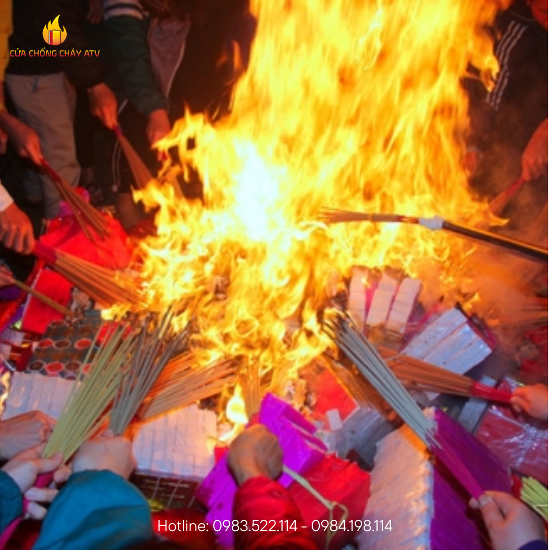 An toàn cháy nổ trong thờ cúng